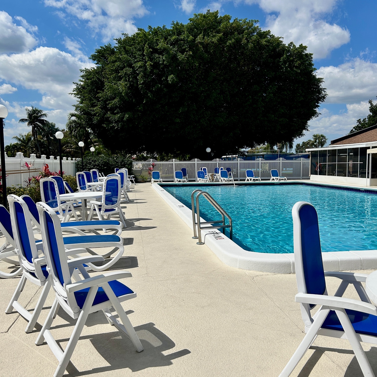 Piscine chaises